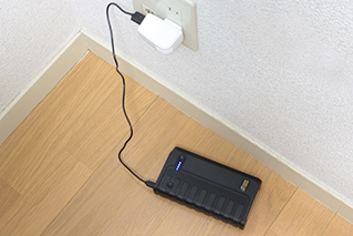 本体の充電